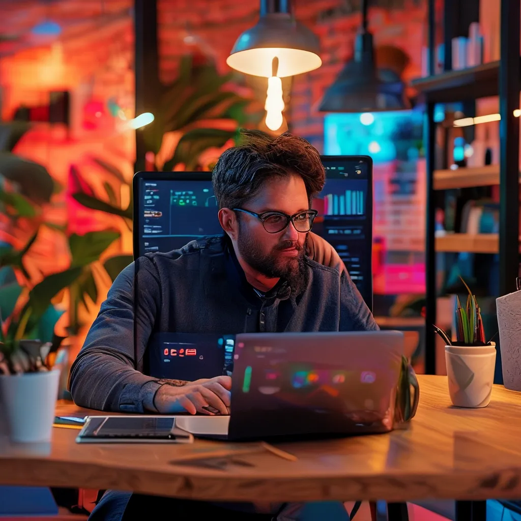Google Veo 3 creating AI video from text prompts with cinematic effects