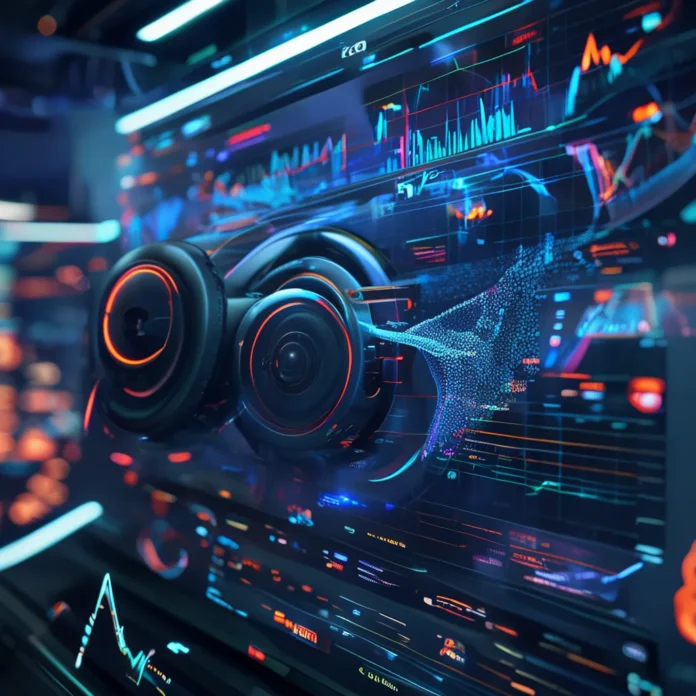 Google Veo 3 creating AI video from text prompts with cinematic effects
