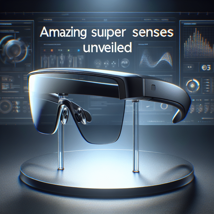 Meta's smart glasses showcasing their super senses capabilities