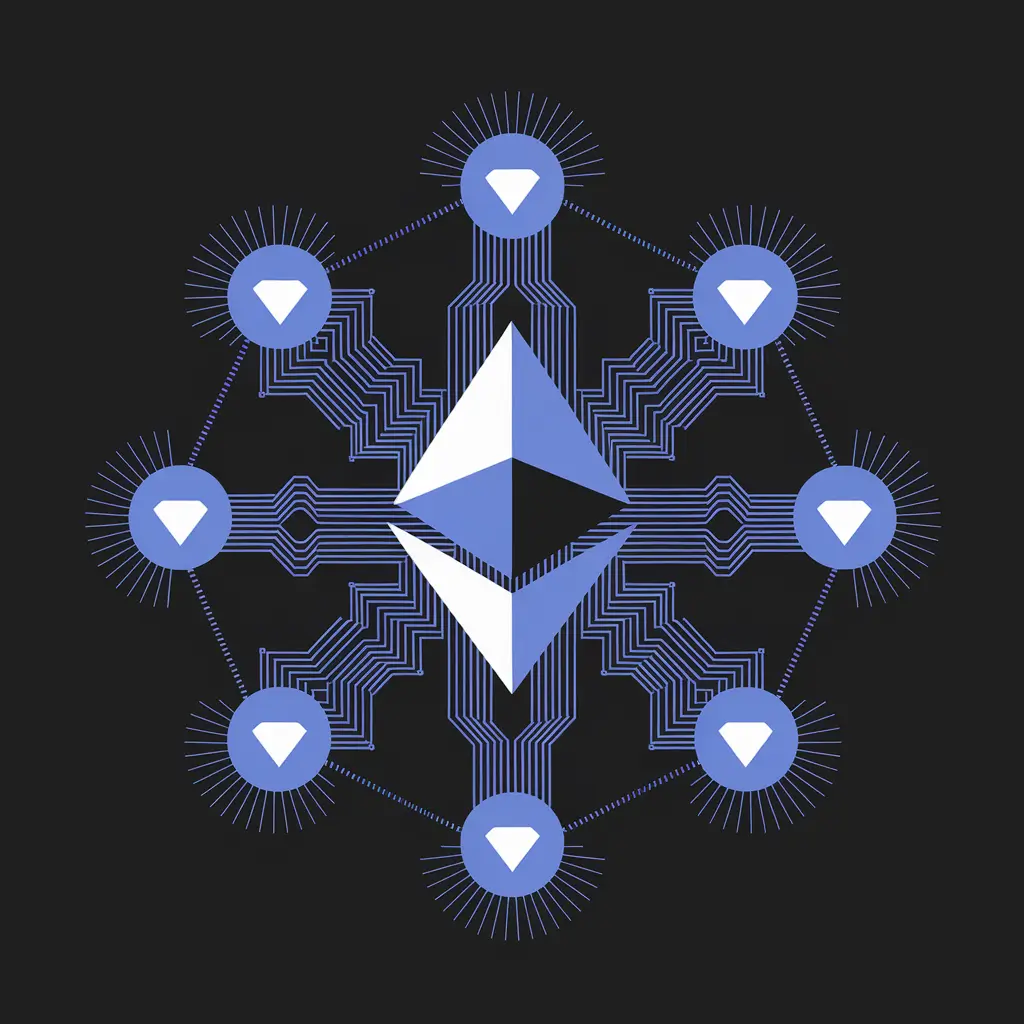 Decentralized Autonomous Organizations graphic showing blockchain-based governance