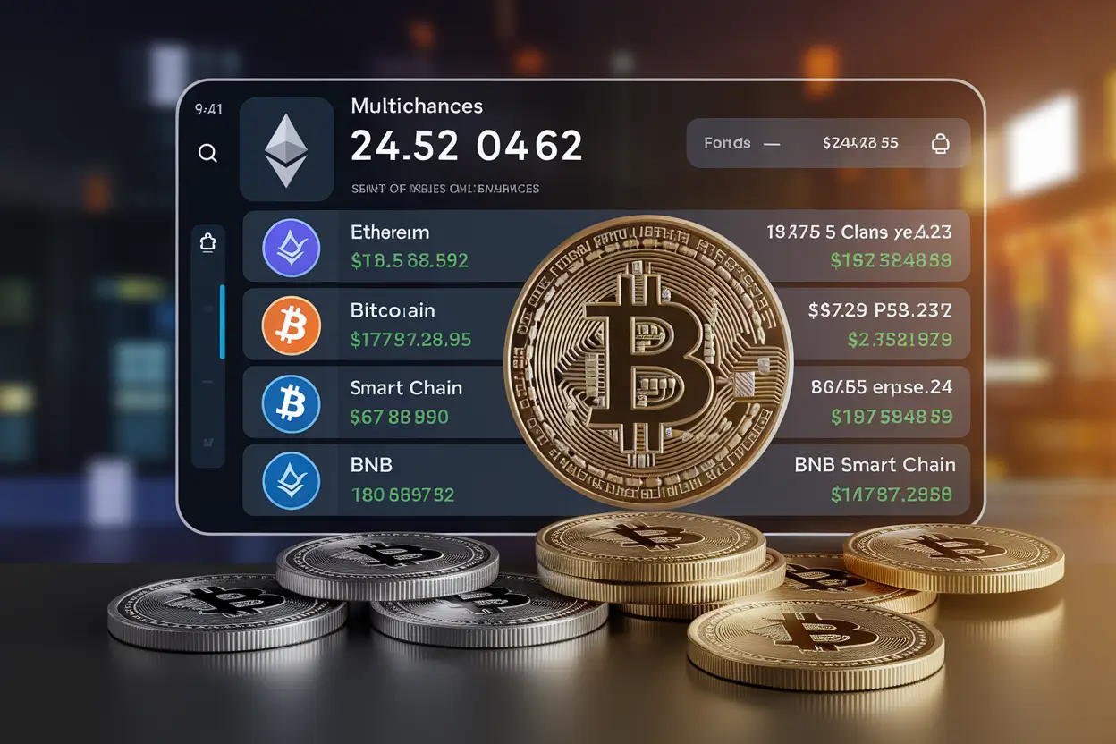 Understanding MultiChain Wallets user interface across blockchains