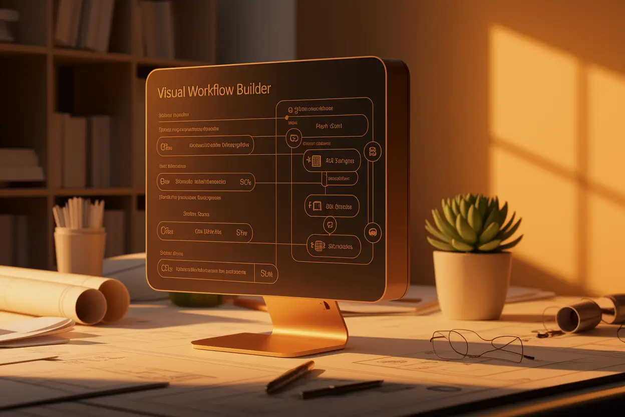 Workflow showing n8n for Real Estate Automation connecting multiple tools