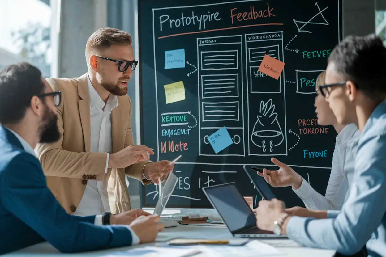 Prototype Model visual workflow and iterative development process