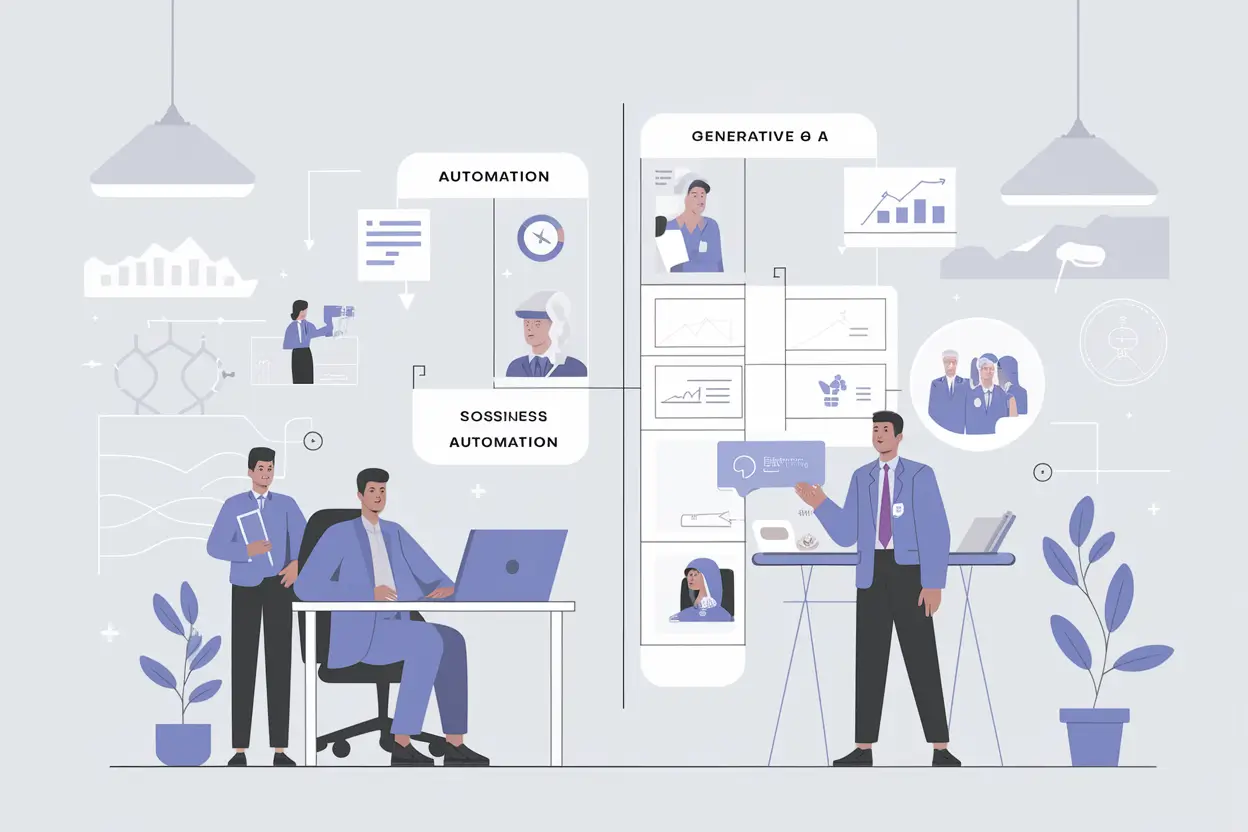 Generative AI in business software for enterprise productivity