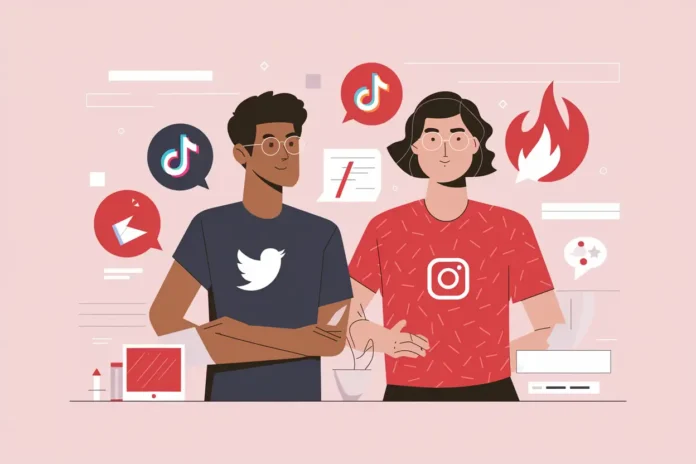 Infographic explaining how trending topics work