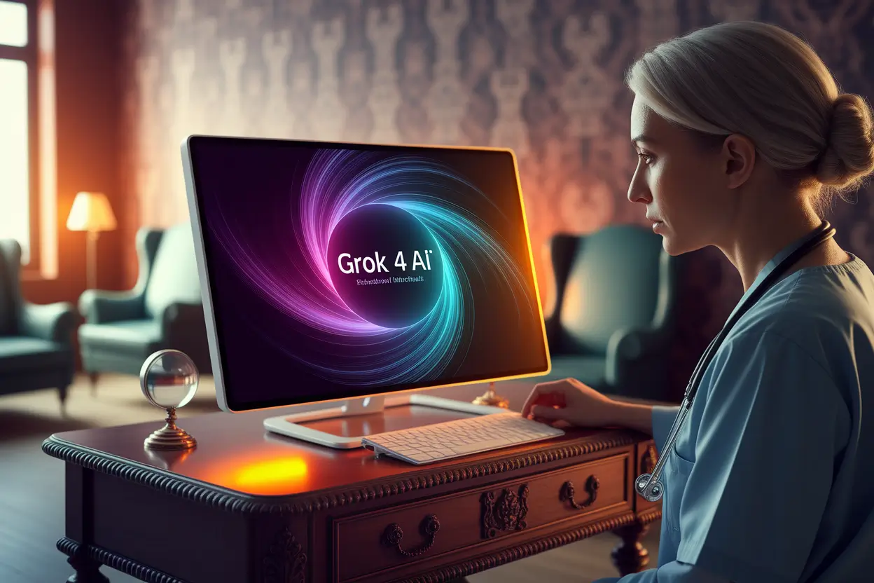 Grok 4 processing real-time data and multimodal content