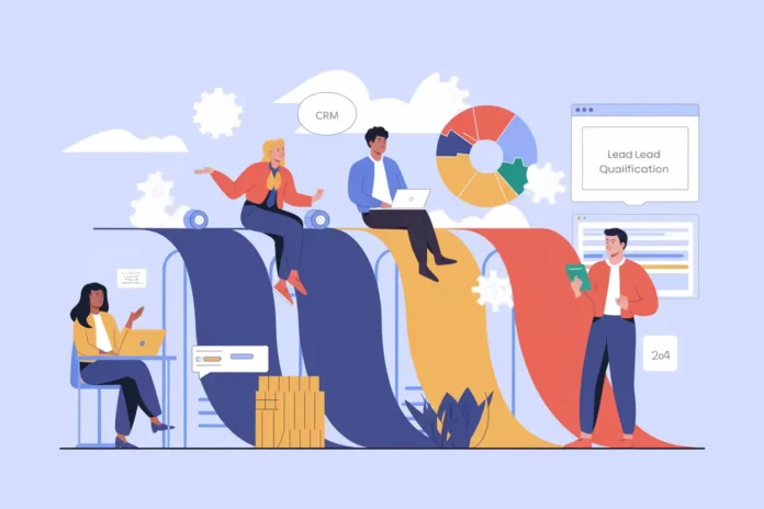 Understanding sales lead qualification process diagram