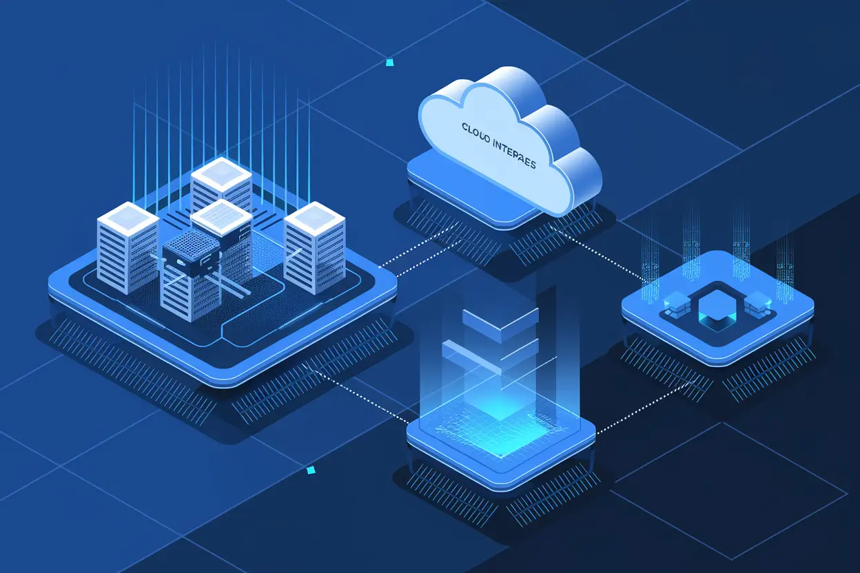 Diagram comparing High Performance Computing Vs Cloud Computing architectures and benefits