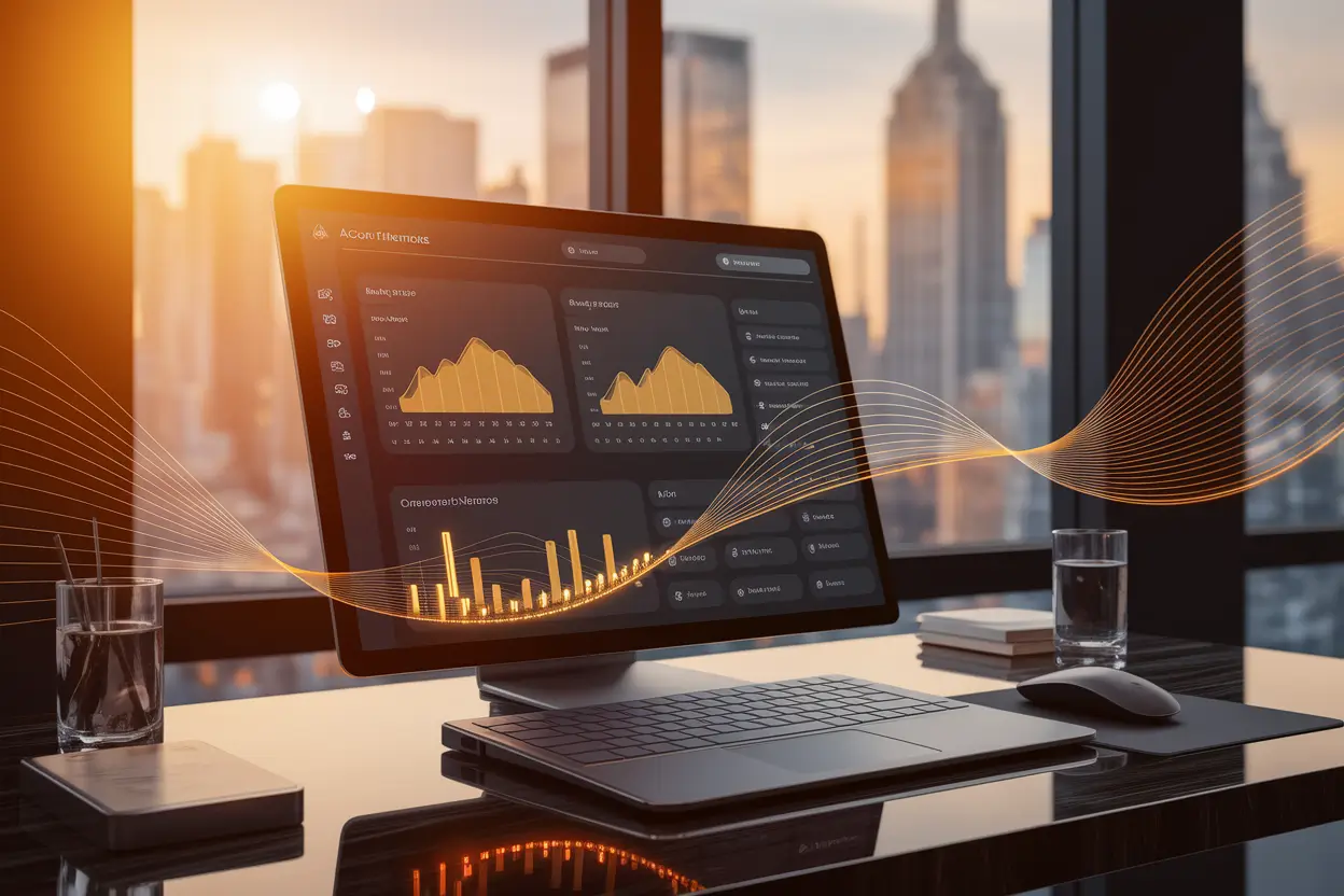 Real Estate AI Agent Development dashboard with property insights and analytics