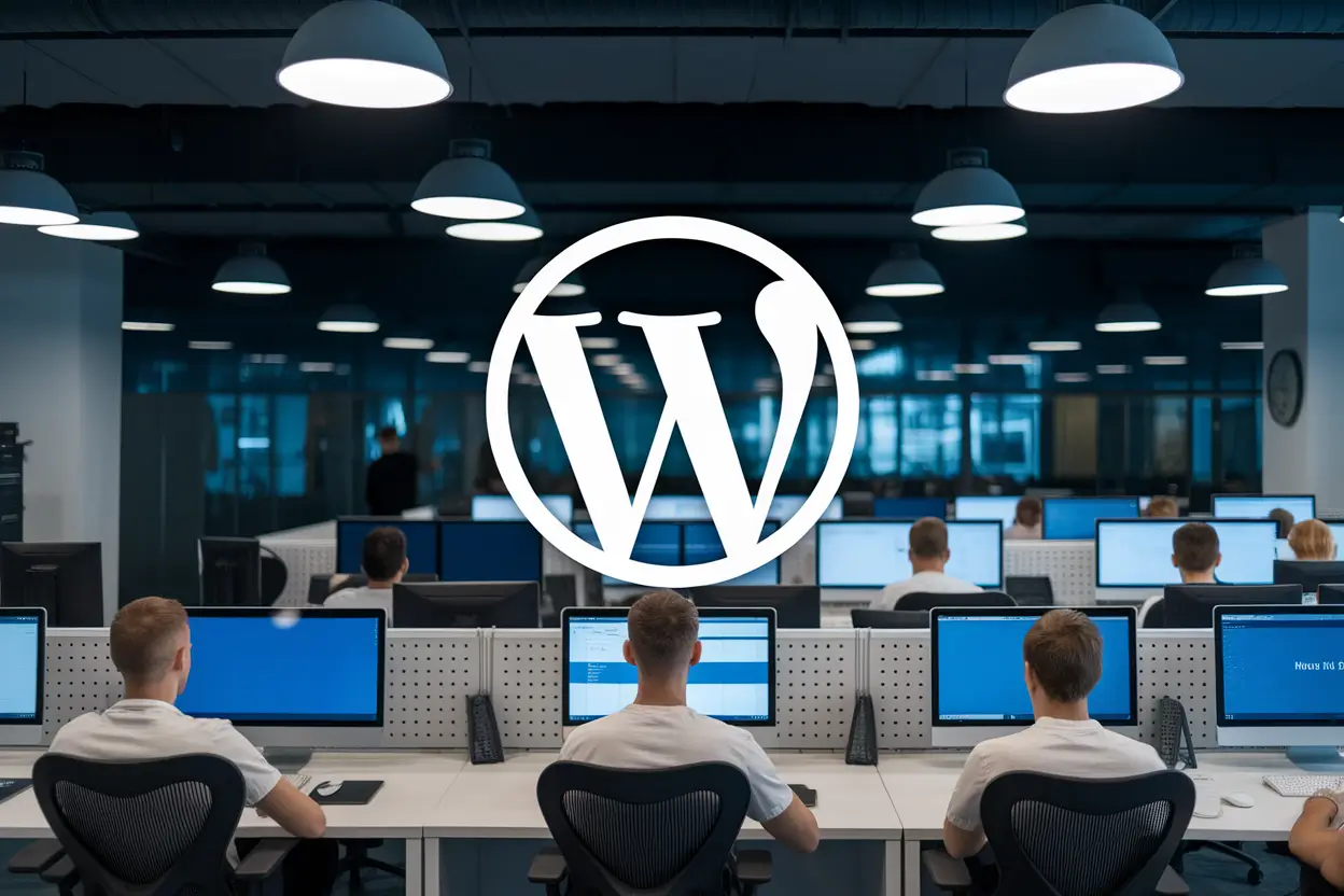 White Label WordPress Development agency collaboration and scalability concept