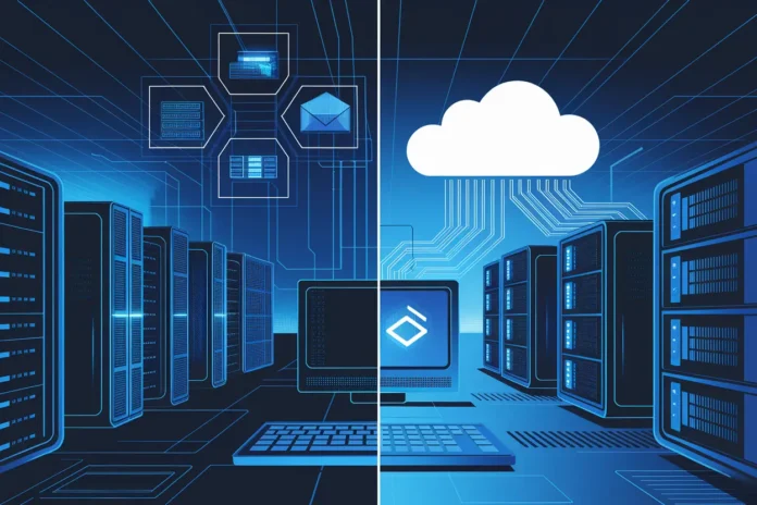 Diagram comparing High Performance Computing Vs Cloud Computing architectures and benefits