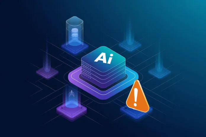 Illustration showing OpenAI sounds alarm on a flaw AI browsers like ChatGPT and Perplexity with data validation concept
