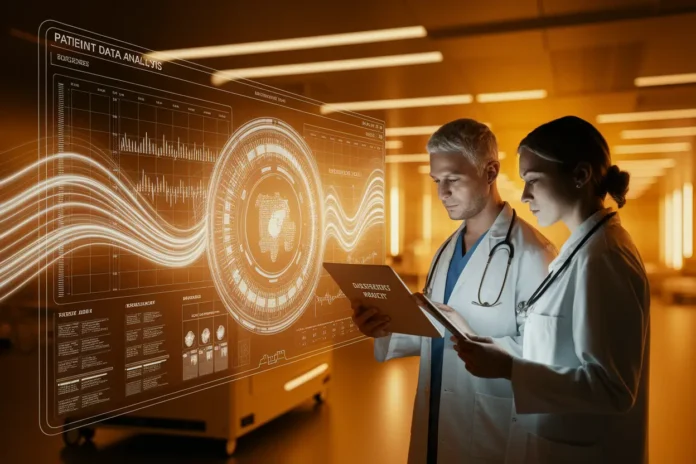 Artificial Intelligence in Healthcare model analyzing patient data