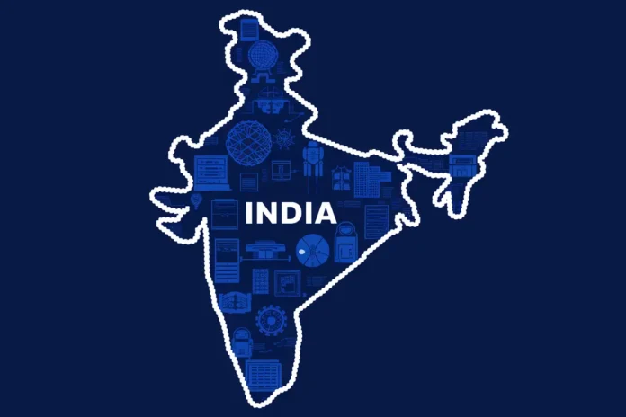Infographic showing top Artificial Intelligence (AI) companies in India and their applications