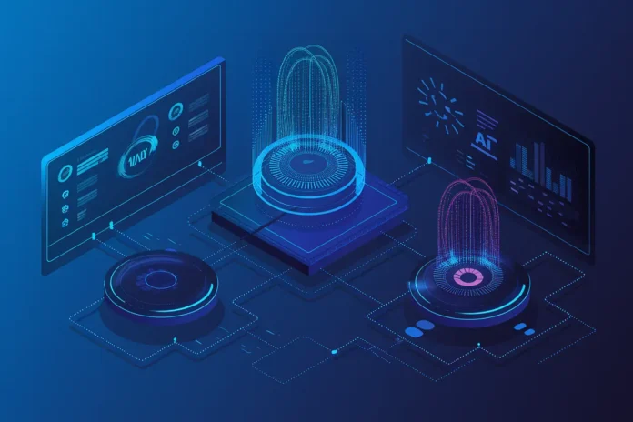 Illustration visually representing n8n AI Agent Guide workflow process