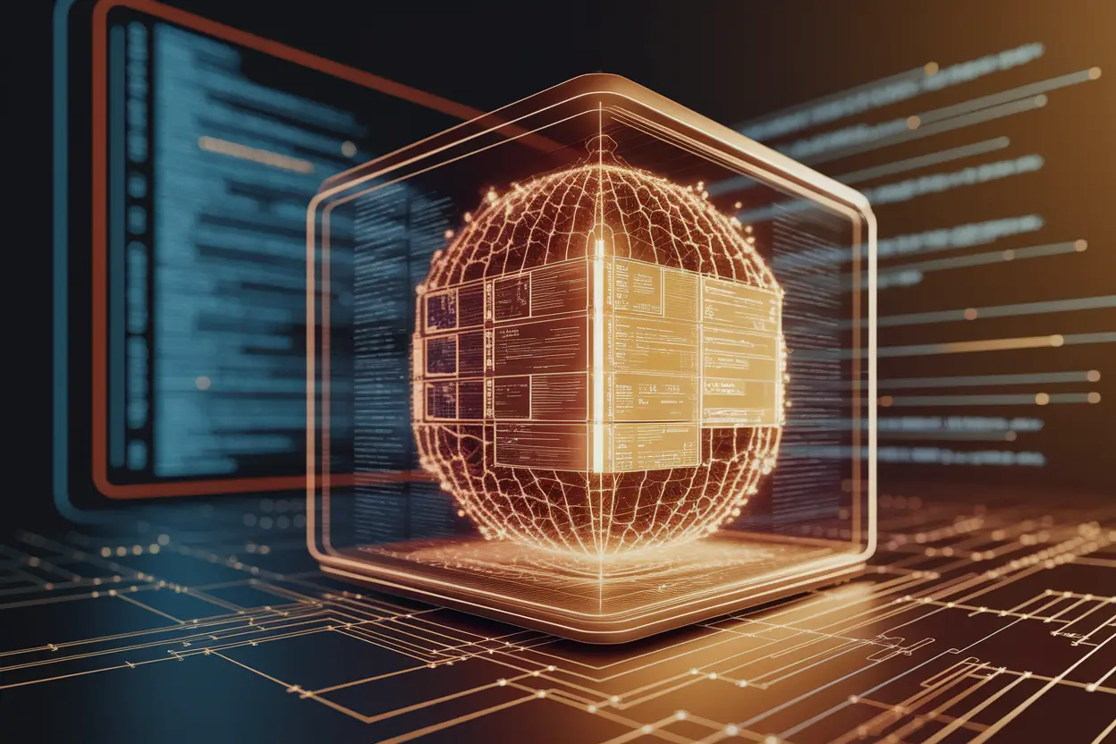 Illustration showing best AI tools for smart contract developers working on blockchain-based automation
