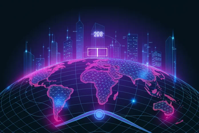 infographic showing Top Smart Contract Platforms Integrating AI in 2026 with blockchain and AI network connections