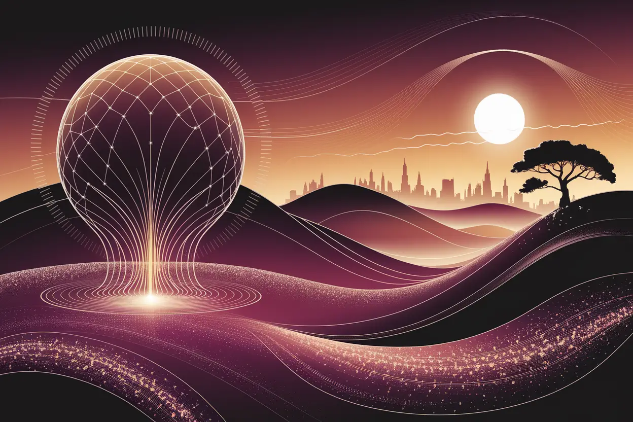 AI + Smart Contracts business automation diagram