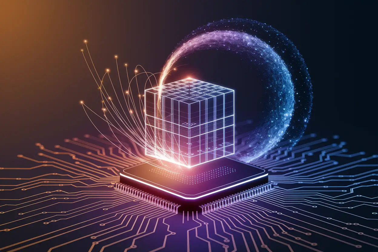 infographic showing Top Smart Contract Platforms Integrating AI in 2026 with blockchain and AI network connections