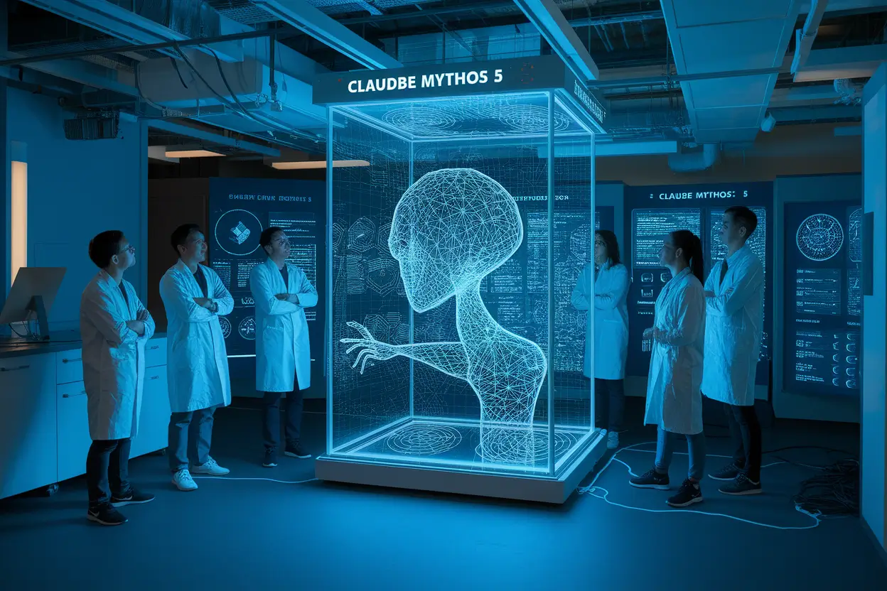 Anthropic's Claude Mythos 5 advanced AI model visualization