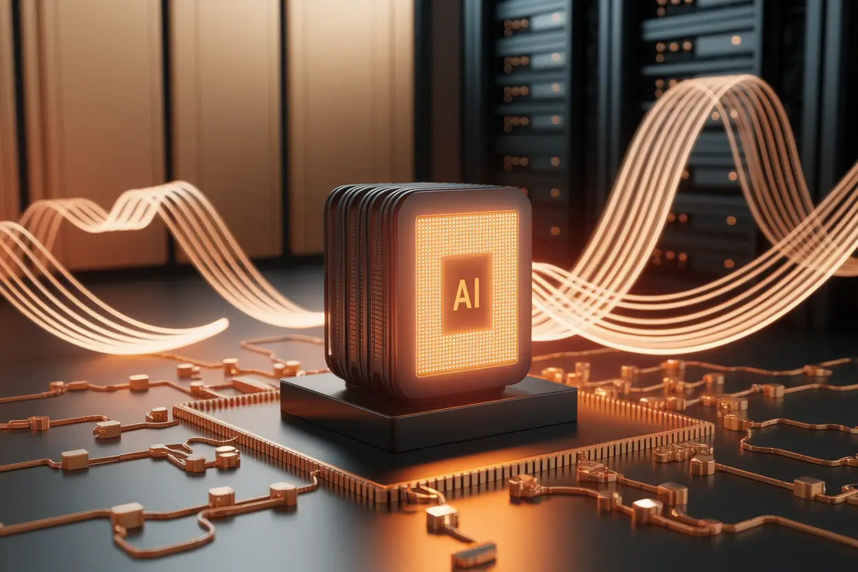 Illustration explaining the Latest Blockchain & AI News and Web3 integration