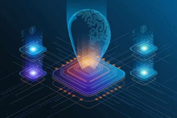 Diagram explaining how to build a DeFi platform using AI + Smart Contracts