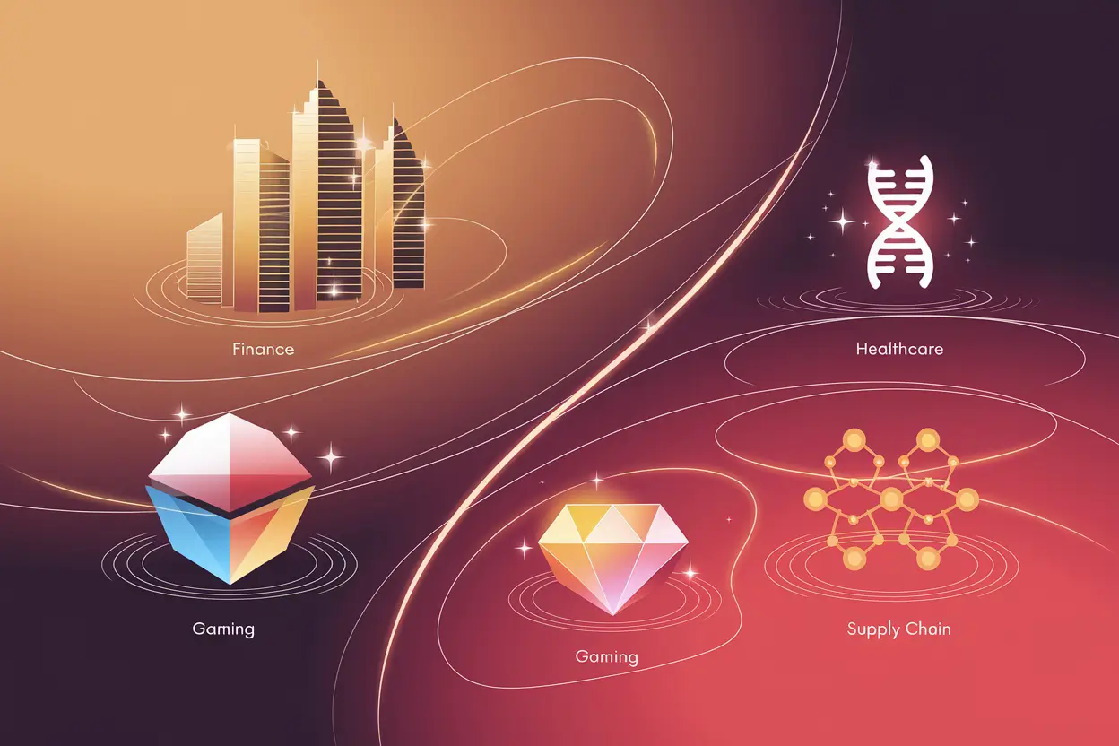 Illustration showing blockchain developers from top smart contract development companies in 2026 creating secure automated agreements