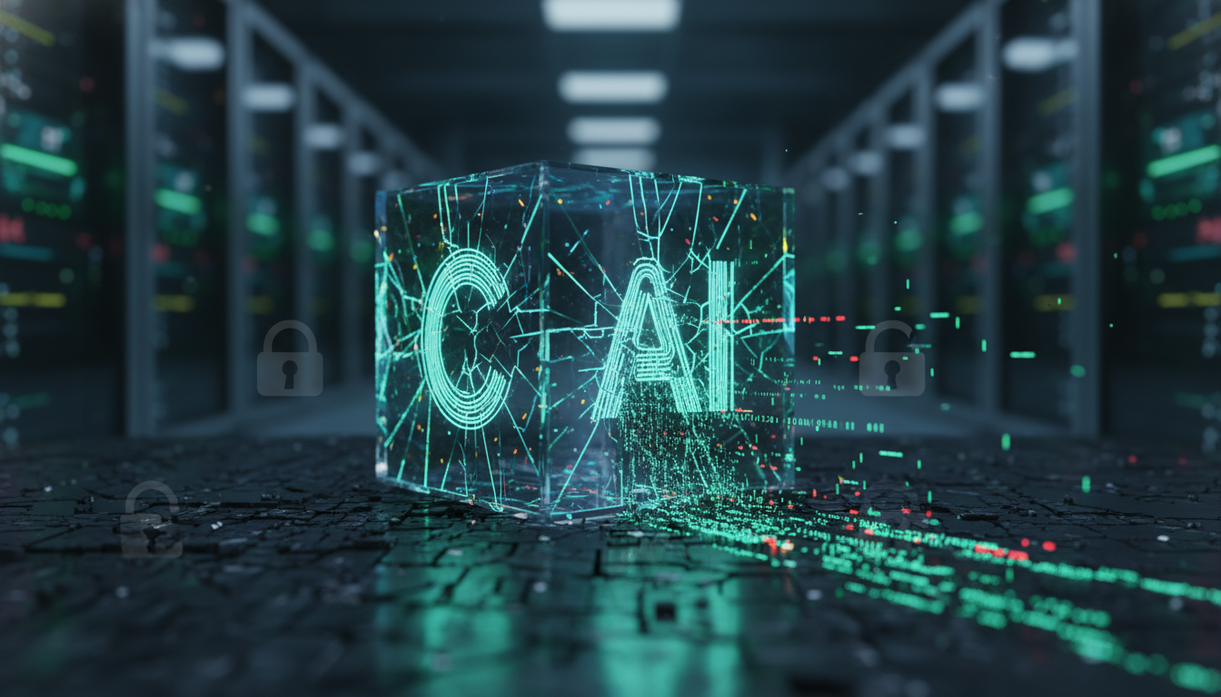 Digital visualization representing the Anthropic Claude Code source code leak