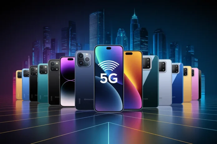 Best Smartphones Under ₹20,000 in India showing top 2026 models with specs comparison