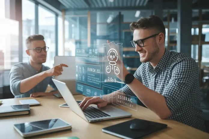 Illustration showing professionals engaged in the best work from home jobs that pay well in 2026