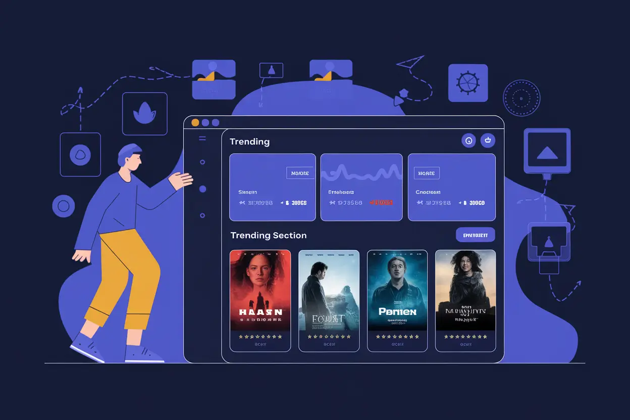 Collage showing top movies trending on OTT platforms right now
