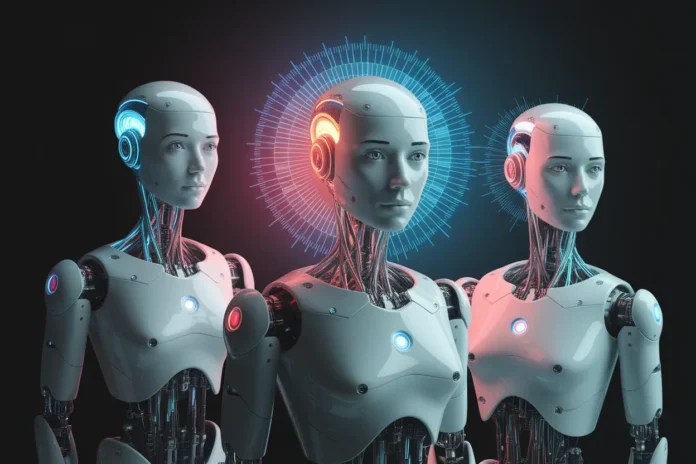 Illustration comparing ChatGPT vs Gemini vs Claude 2026 performance and features