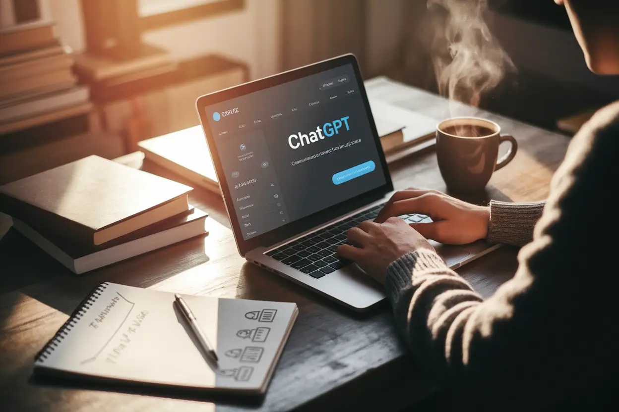 Illustration showing How ChatGPT is Changing the Way People Make Money Online through digital entrepreneurship and AI tools