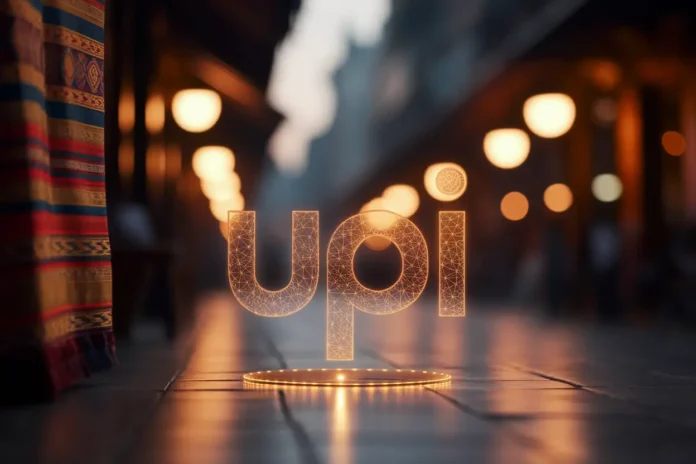 UPI & Digital Payments latest update 2026 illustration of digital transaction technology