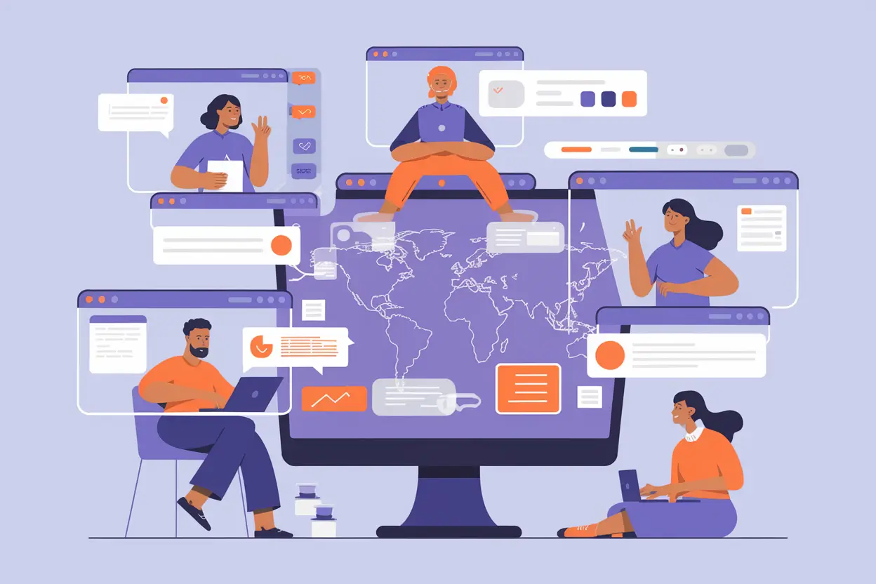 Professionals working remotely illustrating Top Remote Jobs in 2026: High-Paying Work From Home Careers