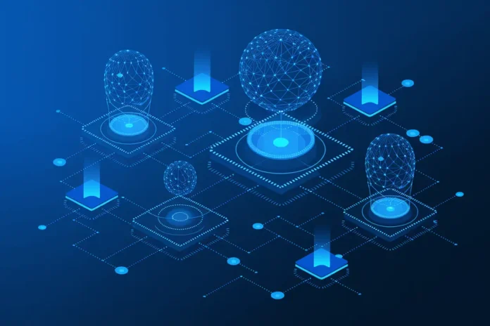 Top AI News Today: Impact on Blockchain and Smart Contracts visual showing AI and blockchain integration