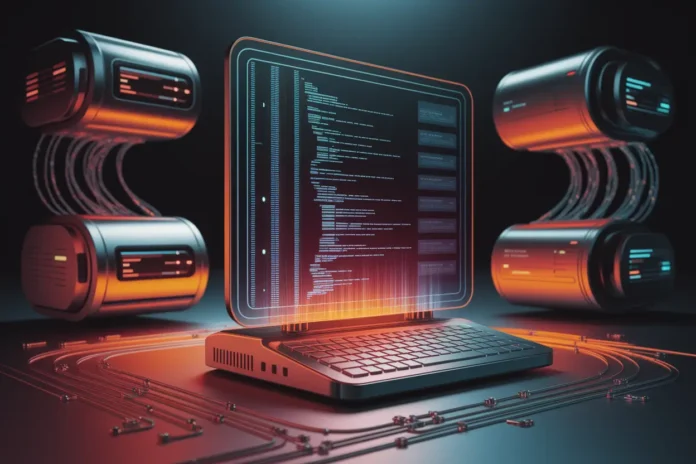 Illustration explaining how to automate business processes using AI and smart contracts in modern enterprises