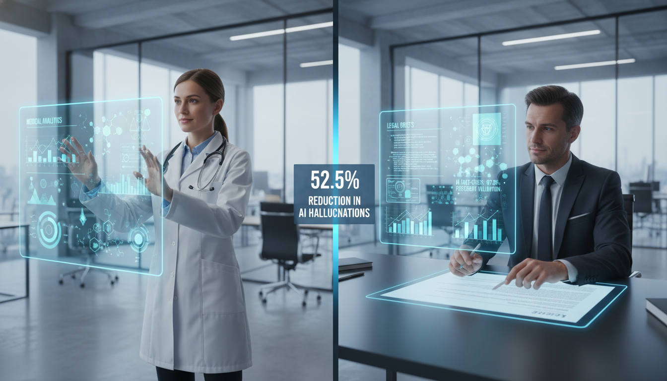 Professionals in medicine and law using GPT-5.5 Instant for highly accurate and reliable data analysis.