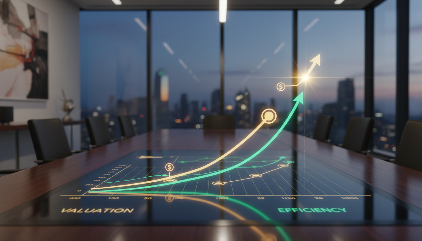 A professional corporate dashboard reflecting high financial growth from scalable Ai Model Deployment And Integration.
