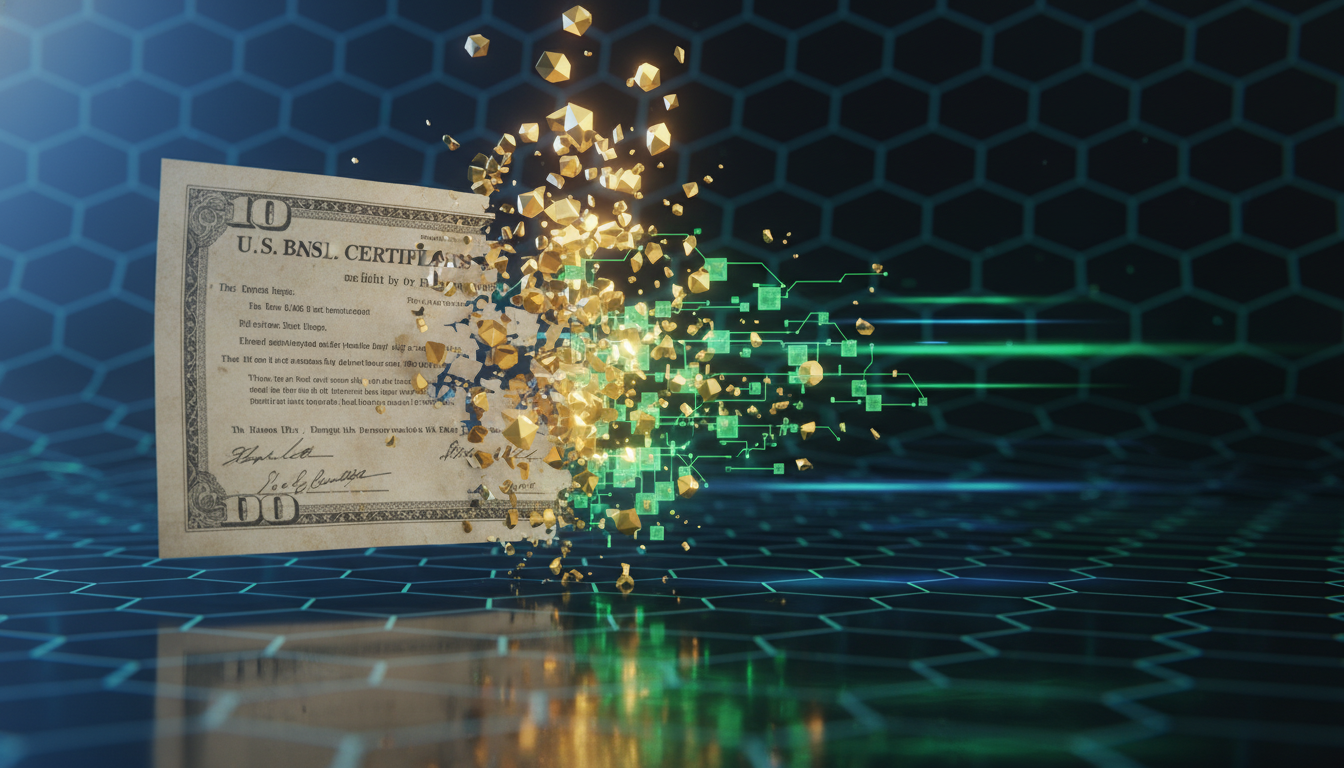 Visual representation of how Binance offers US stocks tokenized into bStocks digital assets on the blockchain.