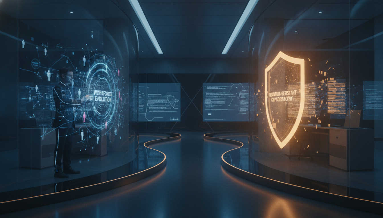 An IT professional strengthening cryptography systems to protect digital assets from the Coinbase: Quantum can crack wallets security threat.