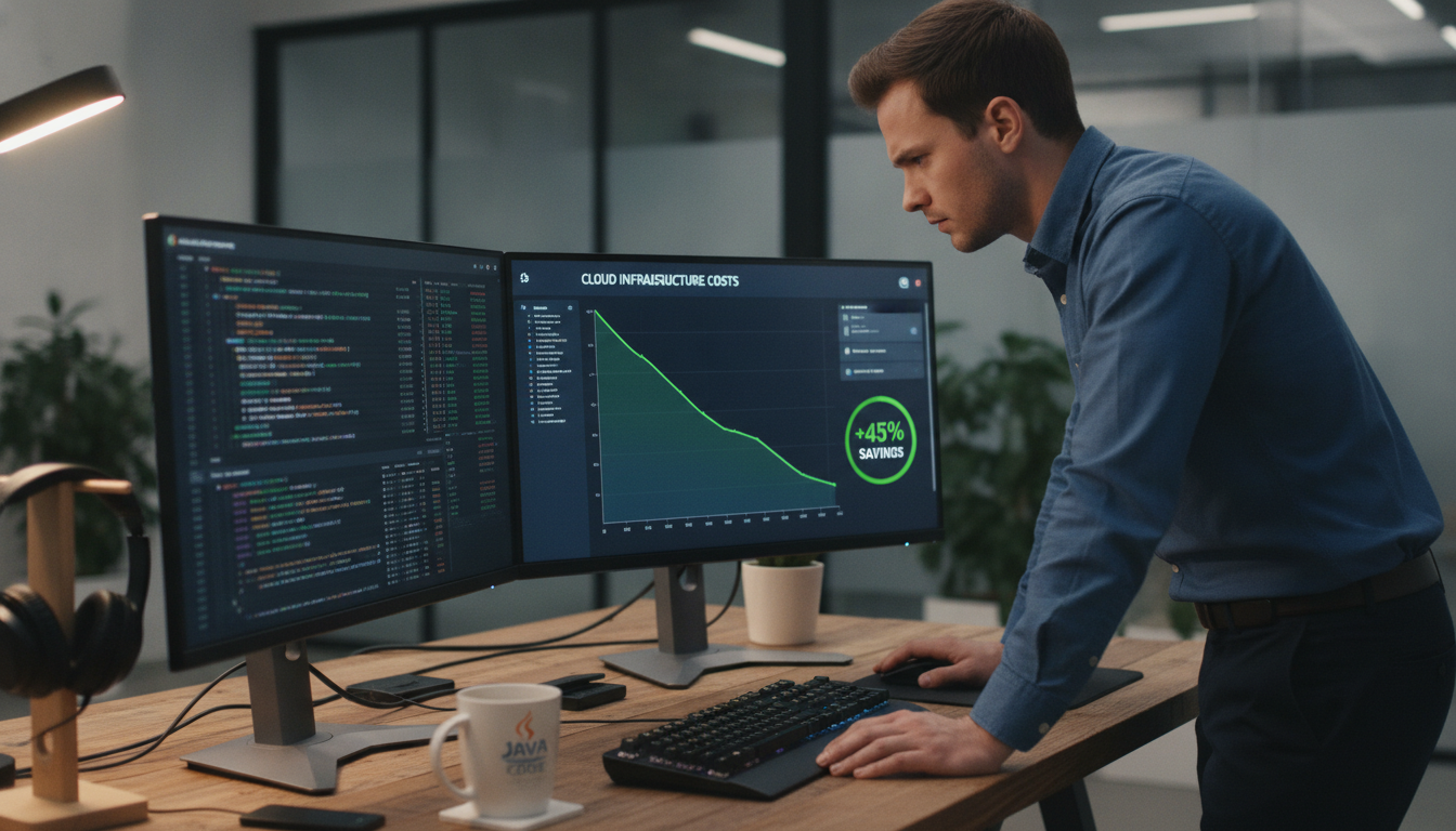 Software developer optimizing API costs for US AI startups using efficient cloud models.