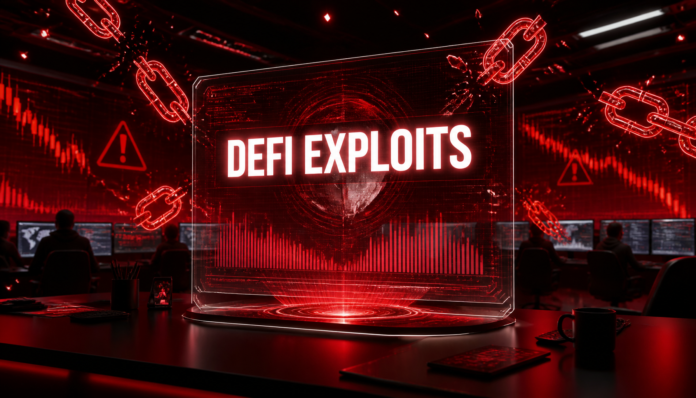 A high-tech digital operations center depicting the aftermath of major DeFi exploits in July 2026.